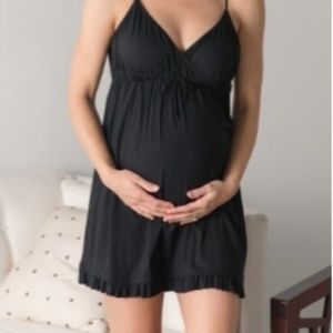 Maternity Ruffled Sleep Dress
